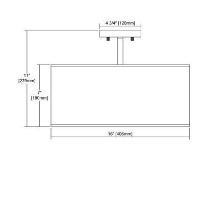 Ashland Semi Flush Mount