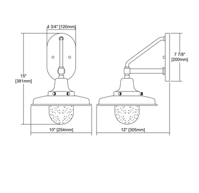 Vinton Station Outdoor Wall Sconce