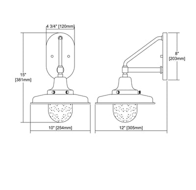 Vinton Station Outdoor Wall Sconce