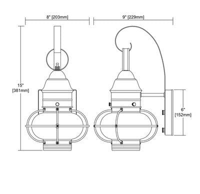 Onion Outdoor Wall Sconce