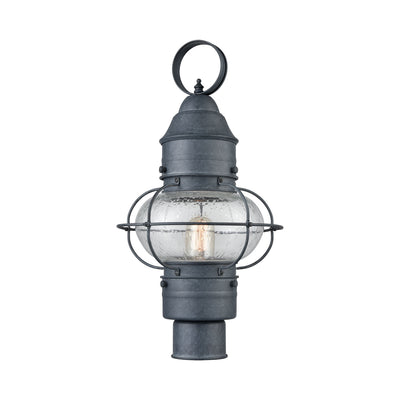 ELK Home - 57172/1 - One Light Outdoor Post Mount - Onion - Aged Zinc