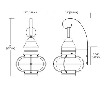 Onion Outdoor Wall Sconce