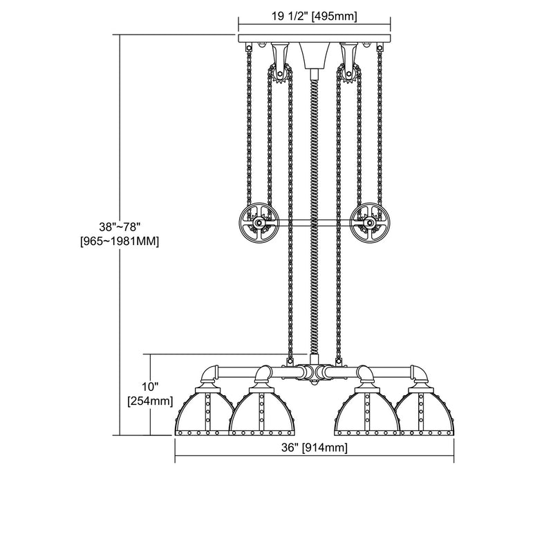 Torque Chandelier