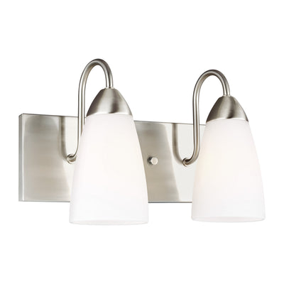 Generation Lighting - 4420202EN3-962 - Two Light Wall / Bath - Seville - Brushed Nickel