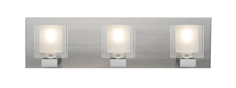 Besa - 3WF-BOLOFR-LED-SN - LED Vanity - Bolo - Satin Nickel