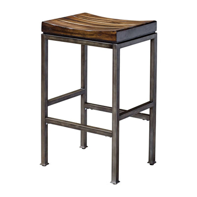 Uttermost - 25893 - Bar Stool - Beck - Brushed Steel