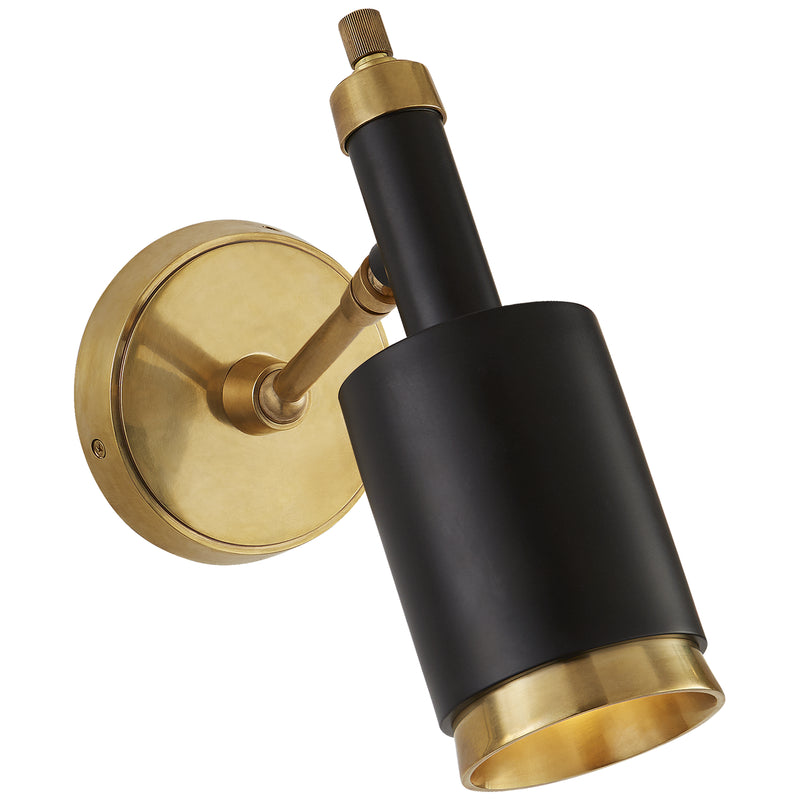 Visual Comfort Signature - TOB 2097HAB/BLK - One Light Wall Sconce - Anders - Hand-Rubbed Antique Brass and Black