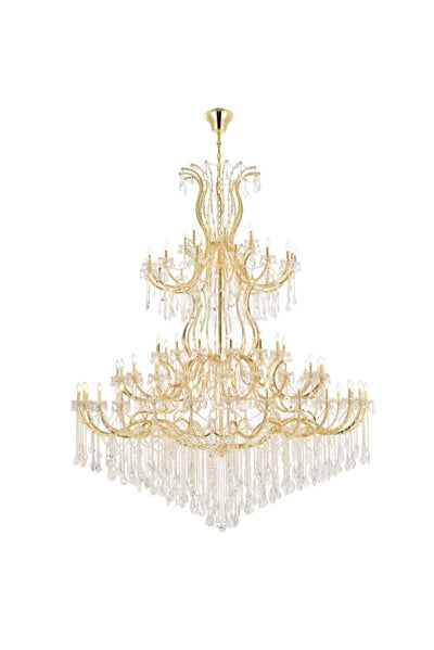 Elegant Lighting - 2800G120G/RC - 84 Light Chandelier - Maria Theresa - Gold