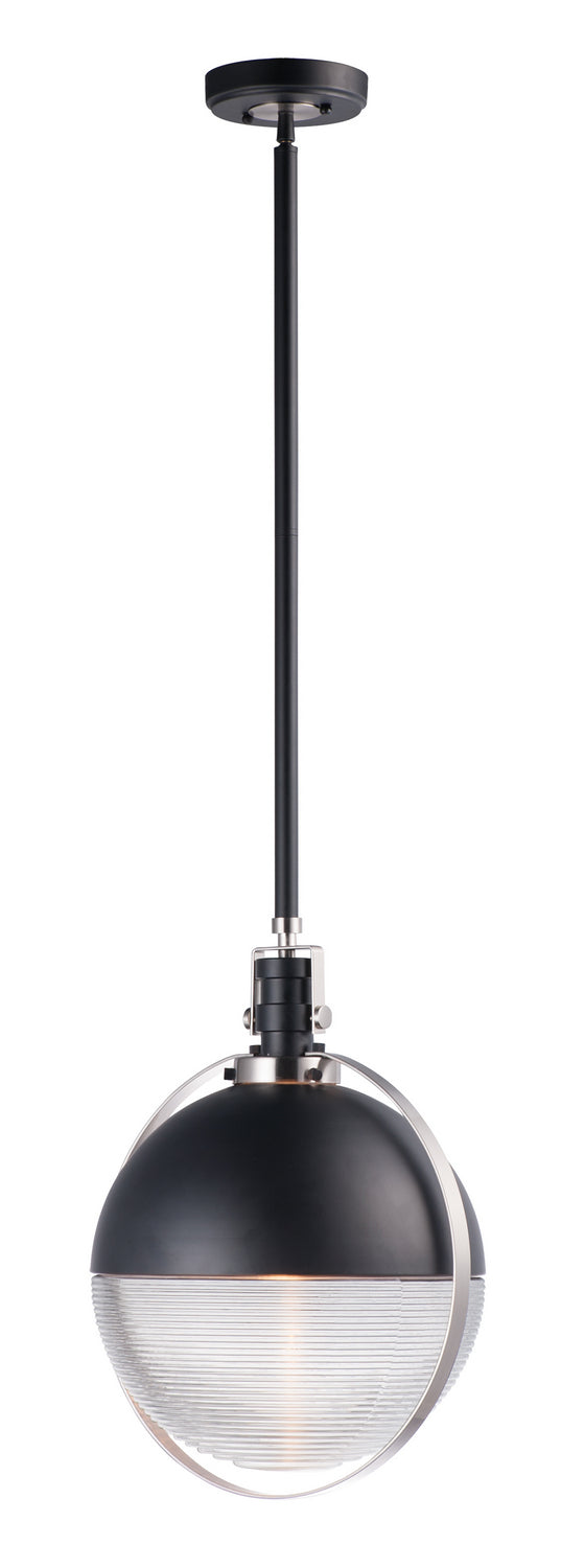 Maxim - 10080CLBKSN - LED Pendant - Axiom - Black / Satin Nickel