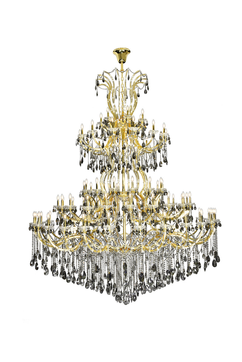 Elegant Lighting - 2803G120G-SS/RC - 84 Light Chandelier - Maria Theresa - Gold