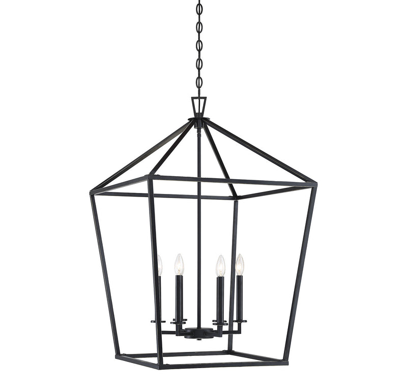 Savoy House - 3-322-6-44 - Six Light Foyer Lantern - Townsend - Classic Bronze