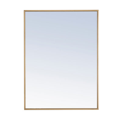 Elegant Lighting - MR4072BR - Mirror - Monet - Brass