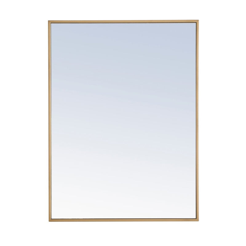 Elegant Lighting - MR4072BR - Mirror - Monet - Brass