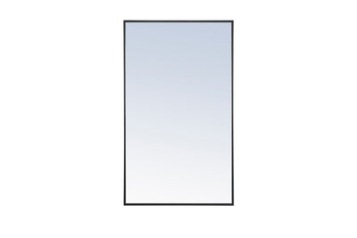 Elegant Lighting - MR4074BK - Mirror - Monet - Black