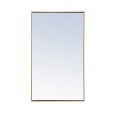 Elegant Lighting - MR4075BR - Mirror - Monet - Brass