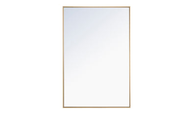 Elegant Lighting - MR4078BR - Mirror - Monet - Brass