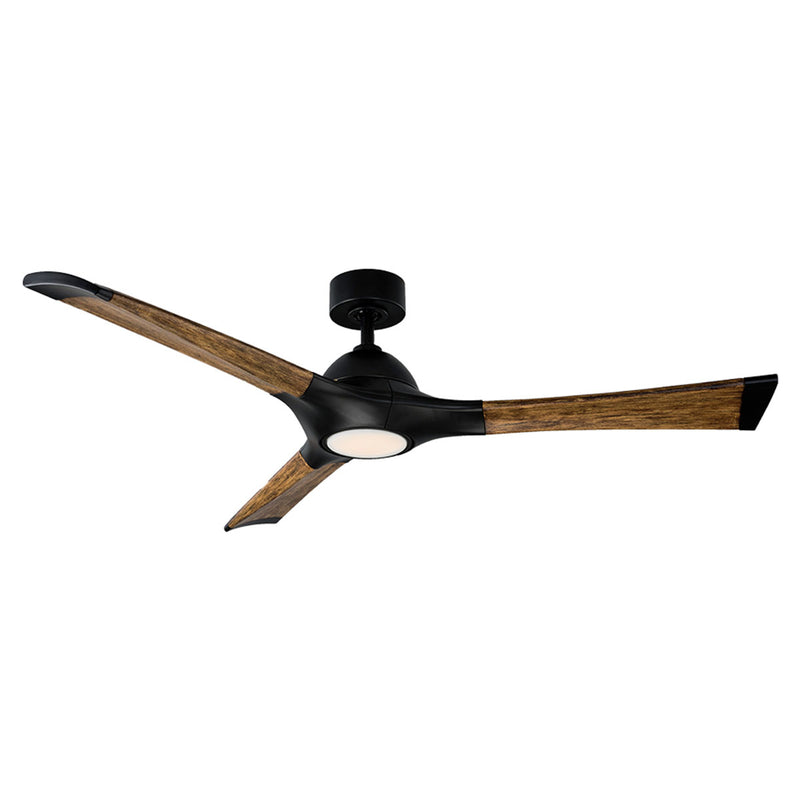 Modern Forms Fans - FR-W1814-60L-MB/DK - 60``Ceiling Fan - Woody - Matte Black