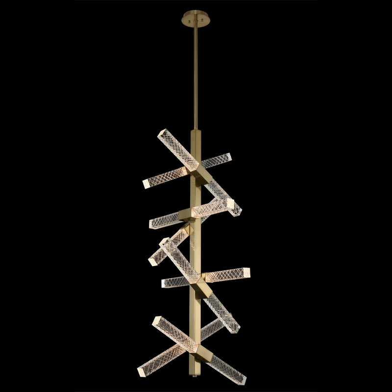 Allegri - 034950-038-FR001 - LED Foyer Pendant - Apollo - Brushed Champagne Gold