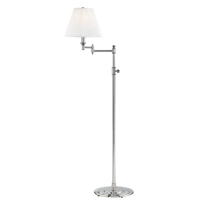 Hudson Valley - MDSL601-PN - One Light Floor Lamp - Signature No.1 - Polished Nickel