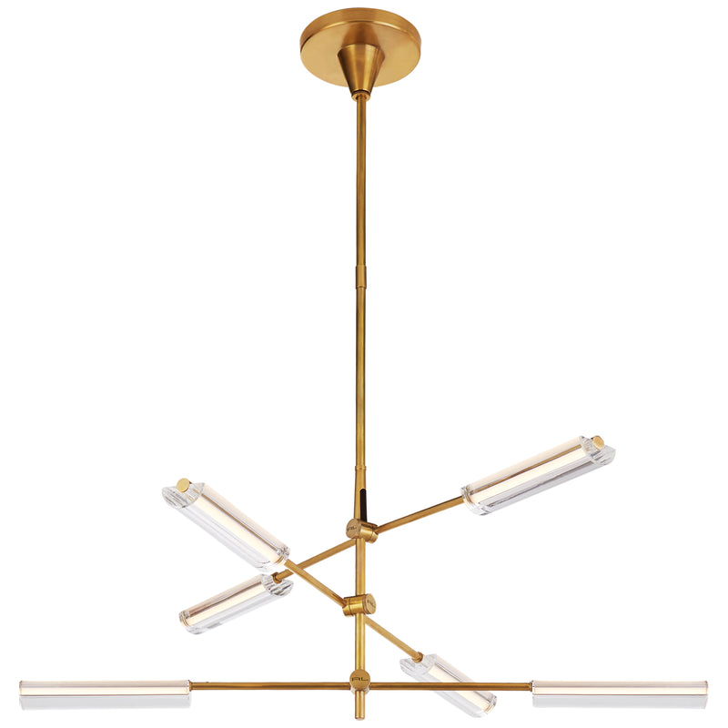 Ralph Lauren - RL 5322NB-CA - LED Chandelier - Daley - Natural Brass