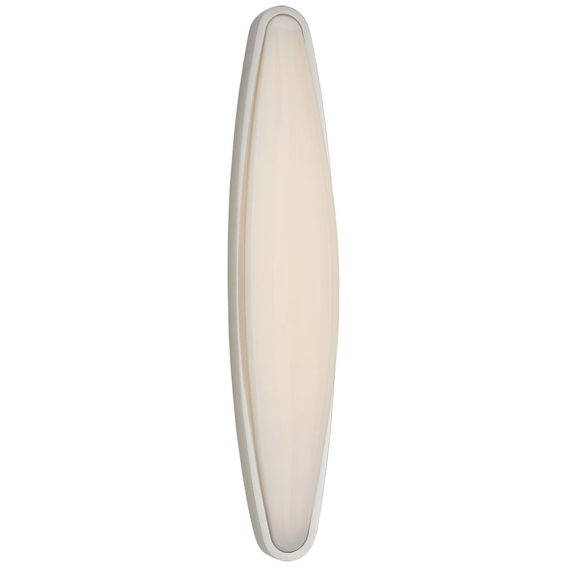 Visual Comfort Signature - ARN 2401PN-WG - LED Bath Sconce - Ezra - Polished Nickel