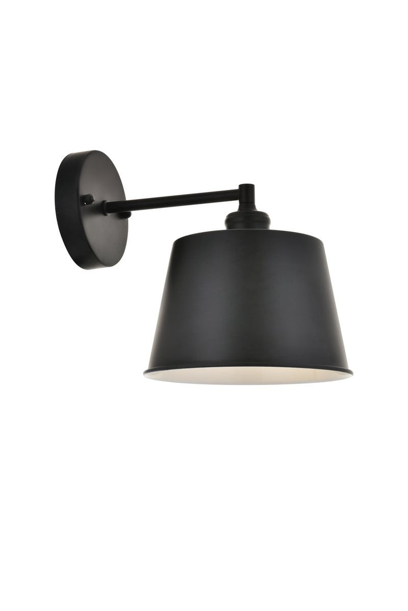 Elegant Lighting - LD4058W8BK - One Light Wall Sconce - Nota - Black