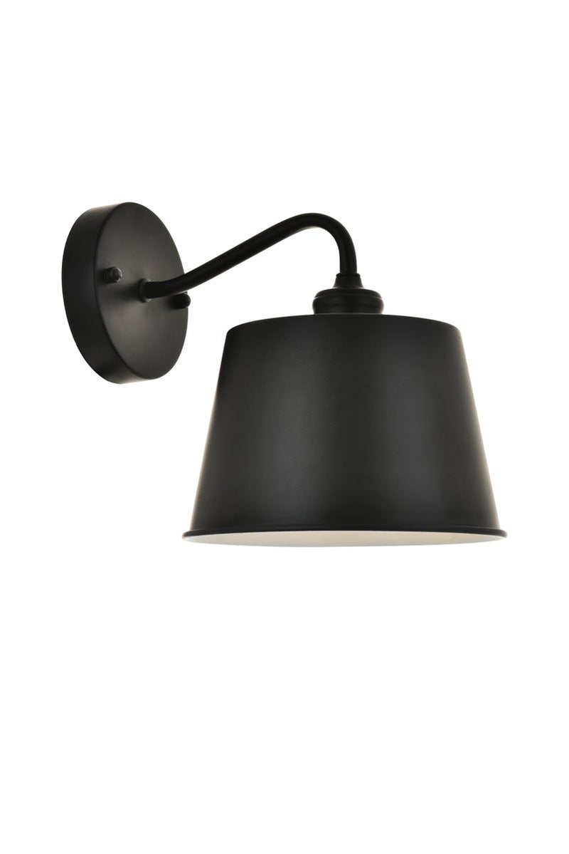 Elegant Lighting - LD4059W8BK - One Light Wall Sconce - Nota - Black