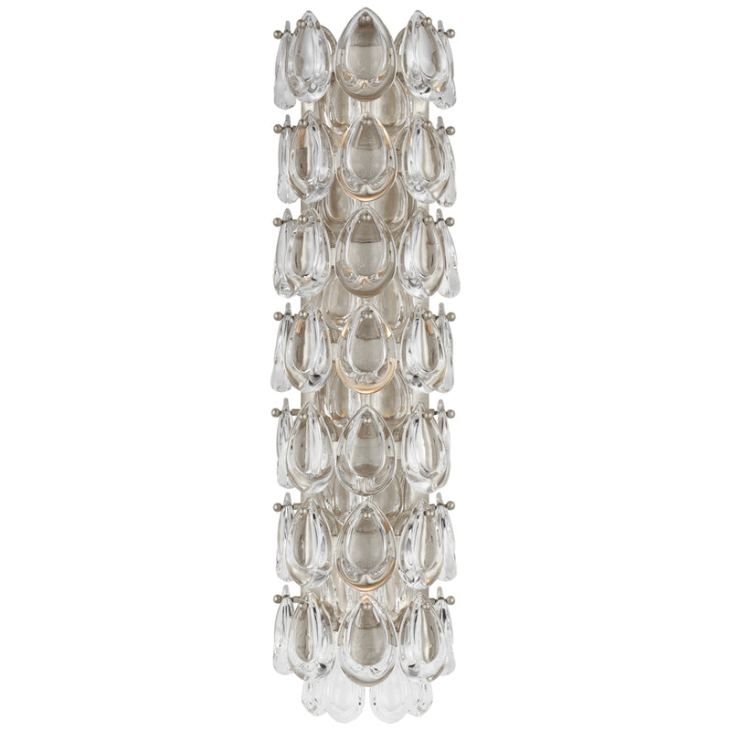 Visual Comfort Signature - ARN 2171BSL-CG - Three Light Wall Sconce - Liscia - Burnished Silver Leaf