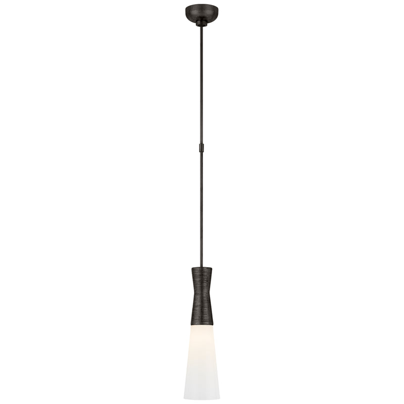 Visual Comfort Signature - KW 5533AI-WG - One Light Pendant - Utopia - Aged Iron