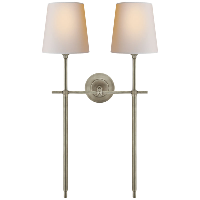 Visual Comfort Signature - TOB 2025AN-NP - Two Light Wall Sconce - Bryant - Antique Nickel