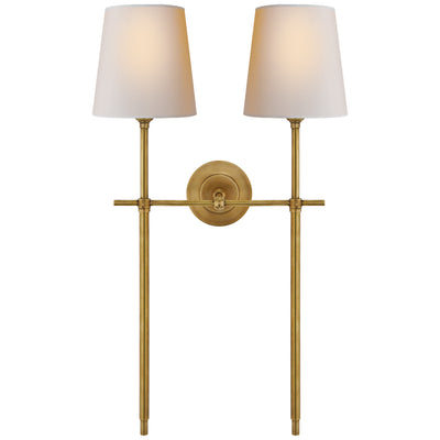 Visual Comfort Signature - TOB 2025HAB-NP - Two Light Wall Sconce - Bryant - Hand-Rubbed Antique Brass