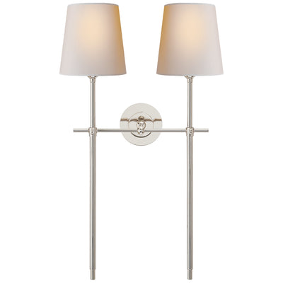 Visual Comfort Signature - TOB 2025PN-NP - Two Light Wall Sconce - Bryant - Polished Nickel