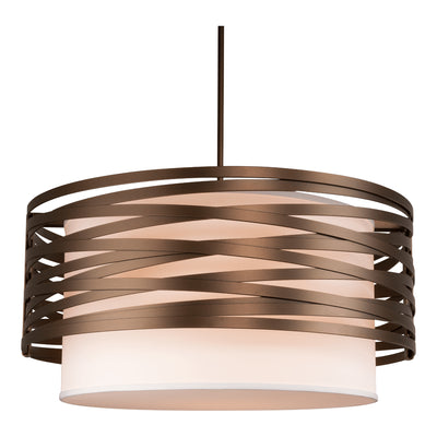 Hammerton Studio - CHB0013-30-FB-SH-001-E2 - Four Light Pendant - Tempest - Flat Bronze