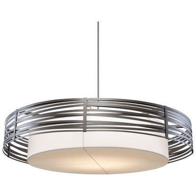 Hammerton Studio - CHB0013-72-FB-SH-001-E2 - Eight Light Pendant - Tempest - Flat Bronze