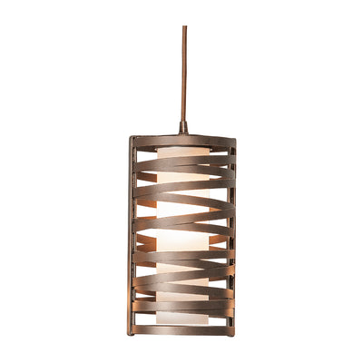 Hammerton Studio - LAB0013-11-FB-F-001-E2 - One Light Pendant - Tempest - Flat Bronze