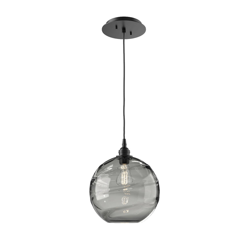 Hammerton Studio - LAB0047-01-MB-OS-C01-E2 - One Light Pendant - Terra - Matte Black