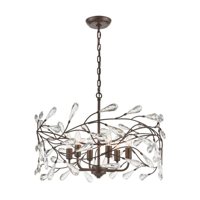 ELK Home - 18259/6 - Six Light Chandelier - Crislett - Sunglow Bronze