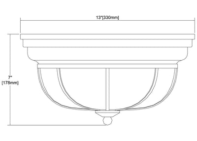 Manhattan Boutique Flush Mount