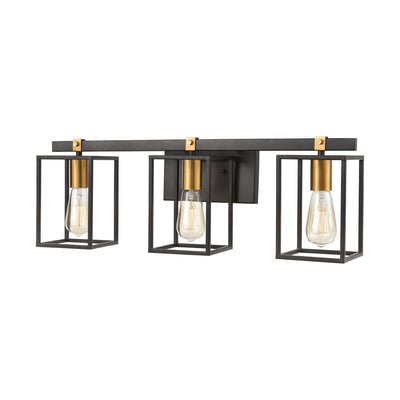 ELK Home - 46632/3 - Three Light Vanity - Cloe - Matte Black