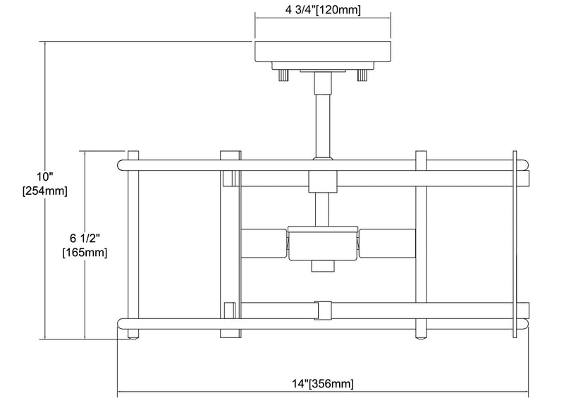 Millington Semi Flush Mount