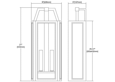 Portico Outdoor Wall Sconce