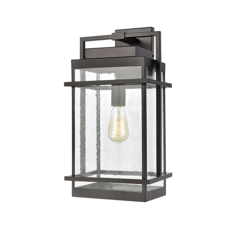 ELK Home - 46762/1 - One Light Outdoor Wall Sconce - Breckenridge - Matte Black