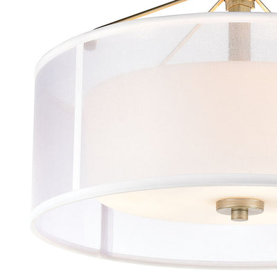 Diffusion Semi Flush Mount