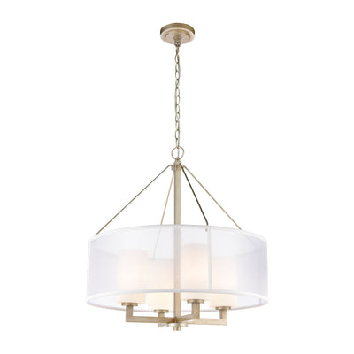 ELK Home - 57037/4 - Four Light Chandelier - Diffusion - Aged Silver