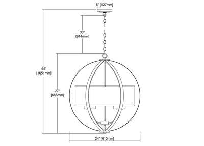 Diffusion Chandelier