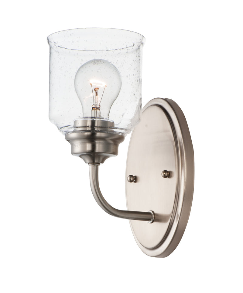 Maxim - 12261CDSN - One Light Wall Sconce - Acadia - Satin Nickel