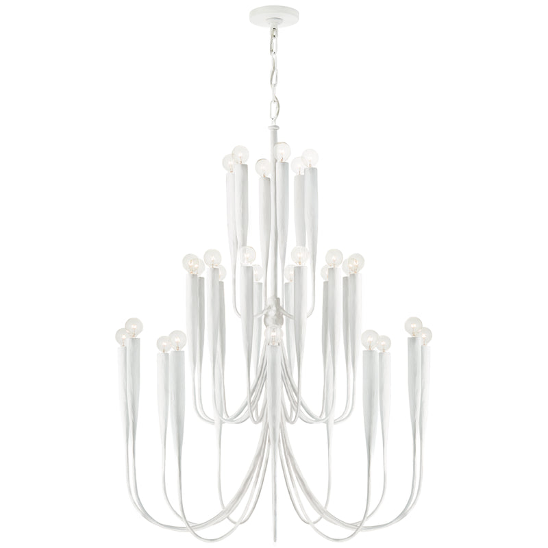 Visual Comfort Signature - JN 5072PW - 30 Light Chandelier - Acadia - Plaster White