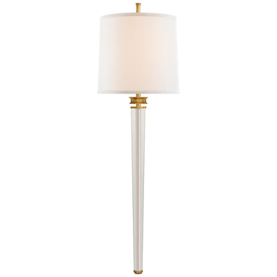 Visual Comfort Signature - TOB 2943HAB-L - Two Light Wall Sconce - Lyra - Hand-Rubbed Antique Brass and Crystal