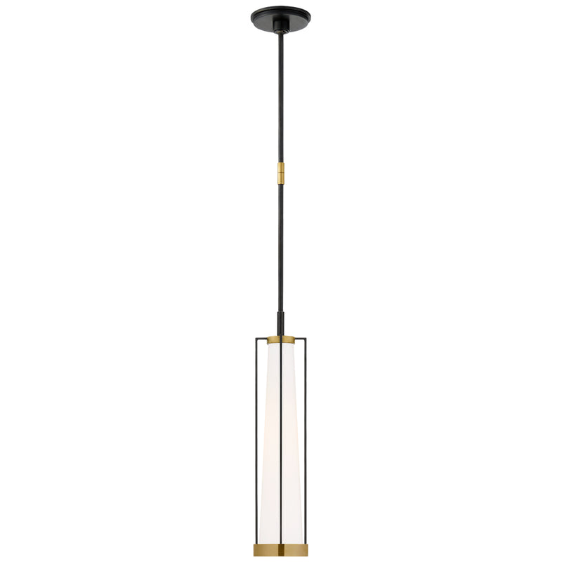 Visual Comfort Signature - TOB 5276BZ/HAB-WG - LED Pendant - Calix - Bronze and Brass