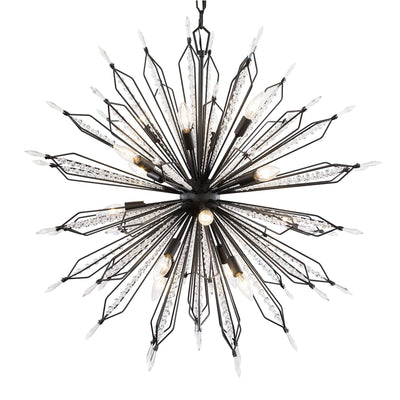 Varaluz - 311P16CB - 16 Light Pendant - Orbital - Carbon